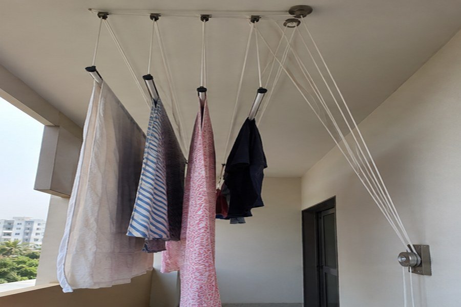 Pull & Dry Ceiling Cloth Hangers installation in Bangalore